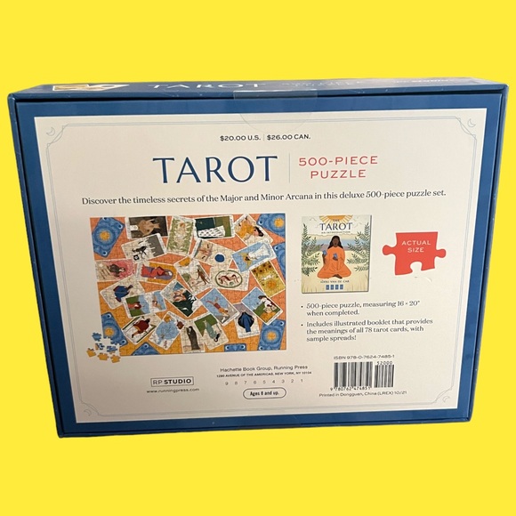 Tarot 500-Piece Jigsaw Puzzle Celebrate cards of the Major and Minor Arcana. NWT - Picture 2 of 7